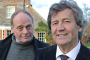 The South Bank Show. Image shows from L to R: John Lloyd, Melvyn Bragg