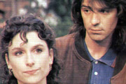 Stuck On You. Image shows from L to R: Beth (Amelia Bullmore), Danny (Neil Morrissey). Copyright: Central Independent Television / Carlton Television