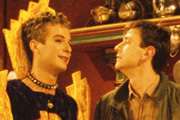Terry And Julian. Image shows from L to R: Julian (Julian Clary), Terry (Lee Simpson). Copyright: Wonderdog Productions