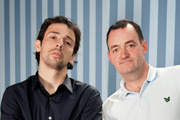 Image shows from L to R: Ralf Little, Craig Cash