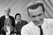 The Frost Report. Image shows from L to R: John Cleese, Ronnie Corbett, David Frost. Copyright: BBC