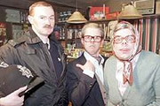 The League Of Gentlemen. Image shows from L to R: Bobby Woodward (Mark Gatiss), Edward (Reece Shearsmith), Tubbs (Steve Pemberton). Copyright: BBC