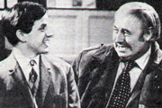 The Life Of Riley. Image shows from L to R: Brian Riley (Frank Lincoln), Frank Riley (Bill Maynard). Copyright: Granada Television