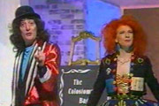 The Pall Bearer's Revue. Image shows from L to R: Jerry Sadowitz, Dreenagh Darrell. Copyright: BBC
