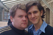 Image shows from L to R: James Corden, Mathew Baynton