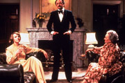 To The Manor Born. Image shows from L to R: Audrey fforbes-Hamilton (Penelope Keith), Richard DeVere (Peter Bowles), Mrs. Polouvicka (Daphne Heard). Copyright: BBC