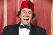 Tommy Cooper: Not Like That, Like This. Tommy Cooper (David Threlfall). Copyright: Left Bank Pictures