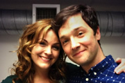 Image shows from L to R: Jo Joyner, Chris Addison