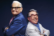 The Two Ronnies Spectacle. Image shows from L to R: Ronnie Barker, Ronnie Corbett. Copyright: North One Television