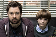 Uncle. Image shows from L to R: Andy (Nick Helm), Errol (Elliot Speller-Gillott). Copyright: Baby Cow Productions