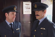 RAF Pilots. Image shows from L to R: Ben Miller, Alexander Armstrong