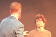 Image shows from L to R: Alex Horne, Simon Amstell