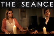 The Seance. Image shows from L to R: Kellie Higgins, Tom Golding