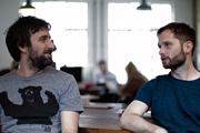 Image shows from L to R: Mark Watson, Liam Williams