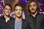 Virtually Famous. Image shows from L to R: Chris Stark, Kevin McHale, Seann Walsh. Copyright: Talkback / Hungry Bear Media