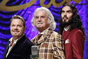 What About Dick?. Image shows from L to R: Eddie Izzard, Billy Connolly, Russell Brand