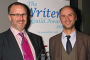 Writers' Guild Of Great Britain Awards. Image shows from L to R: Sam Bain, Jesse Armstrong