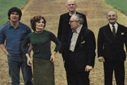 You're Only Young Twice. Image shows from L to R: Benny (Anthony Jackson), Matron (Adrienne Corri), Peter (Peter Copley), Reg (Leslie Dwyer), Giulio (Vic Wise). Copyright: Associated Television