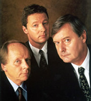 Bremner, Bird And Fortune: The Daily Wind Up. Image shows from L to R: John Bird, Rory Bremner, John Fortune. Copyright: Vera Productions