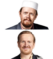 Citizen Khan. Image shows from L to R: Dave (Kris Marshall), Dave (Matthew Cottle). Copyright: BBC