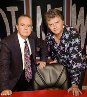 Have I Got News For You. Image shows from L to R: Ian Hislop, Paul Merton. Copyright: BBC / Hat Trick Productions