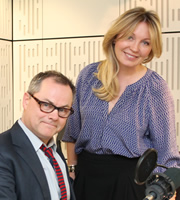 Desert Island Discs. Image shows from L to R: Jack Dee, Kirsty Young