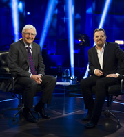 Parkinson: Masterclass. Image shows from L to R: Michael Parkinson, Eddie Izzard