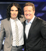 Piers Morgan's Life Stories. Image shows from L to R: Russell Brand, Piers Morgan