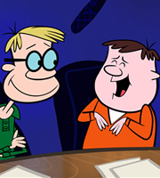 The Ricky Gervais Show. Image shows from L to R: Stephen Merchant, Ricky Gervais. Copyright: Media Rights Capital / Wildbrain