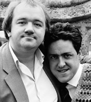 Image shows from L to R: Mel Smith, Griff Rhys Jones