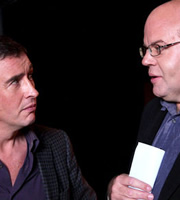 Image shows from L to R: Steve Coogan, Mark Lawson