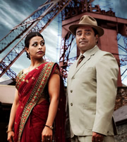 The Indian Doctor. Image shows from L to R: Kamini Sharma (Ayesha Dharker), Dr. Prem Sharma (Sanjeev Bhaskar). Copyright: Rondo / Avatar