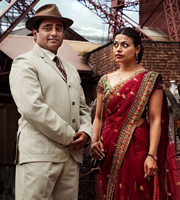 The Indian Doctor. Image shows from L to R: Dr. Prem Sharma (Sanjeev Bhaskar), Kamini Sharma (Ayesha Dharker). Copyright: Rondo / Avatar