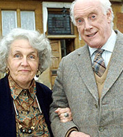 Waiting For God. Image shows from L to R: Diana Trent (Stephanie Cole), Tom Ballard (Graham Crowden). Copyright: BBC