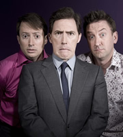 Would I Lie To You?. Image shows from L to R: David Mitchell, Rob Brydon, Lee Mack. Copyright: Zeppotron