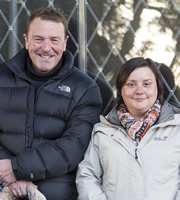 24 Hours To Go Broke. Image shows from L to R: Phil Tufnell, Susan Calman. Copyright: Renegade Pictures