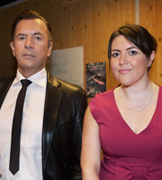 Anna & Katy. Image shows from L to R: Michael Ignition (Duncan Bannatyne), Katy Wix. Copyright: Roughcut Television