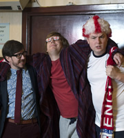 Badults. Image shows from L to R: Matthew (Matthew Crosby), Ben (Ben Clark), Tom (Tom Parry). Copyright: The Comedy Unit