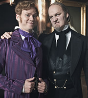 The Bleak Old Shop Of Stuff. Image shows from L to R: Jedrington Secret-Past (Robert Webb), Harmswell Grimstone (Tim McInnerny). Copyright: BBC