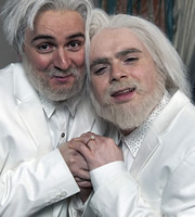 Burnistoun. Image shows from L to R: Iain Connell, Robert Florence. Copyright: The Comedy Unit