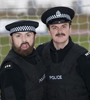 Burnistoun. Image shows from L to R: Robert Florence, Iain Connell. Copyright: The Comedy Unit