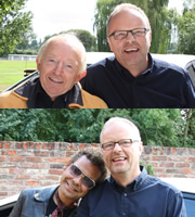 Carpool. Image shows from L to R: Paul Daniels, Robert Llewellyn, Craig Charles. Copyright: RDF Television