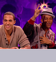 Celebrity Juice. Image shows from L to R: Marvin Humes, Oritsé Williams. Copyright: Talkback / TalkbackThames