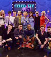 Celebrity Juice. Image shows from L to R: Jessica Taylor, Richard Breen, Duncan James, Ritchie Neville, Holly Willoughby, Antony Costa, Leigh Francis, Simon Webbe, Kelly Brook, Sean Conlon, Lee Ryan, Liz McClarnon, Scott Robinson. Copyright: Talkback / TalkbackThames