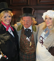 Celebrity Juice. Image shows from L to R: Holly Willoughby, Leigh Francis, Fearne Cotton. Copyright: Talkback / TalkbackThames