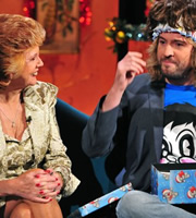 Alan Carr: Chatty Man. Image shows from L to R: Cilla Black, Justin Lee Collins. Copyright: Open Mike Productions