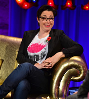 Alan Carr: Chatty Man. Sue Perkins. Copyright: Open Mike Productions