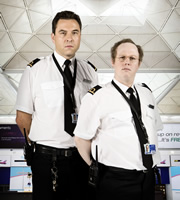 Officer Roberts and Officer Stewart. Image shows from L to R: David Walliams, Matt Lucas. Copyright: Little Britain Productions / BBC