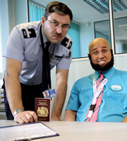 Ian and Taaj. Image shows from L to R: David Walliams, Matt Lucas. Copyright: Little Britain Productions / BBC