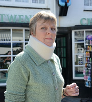 Doc Martin. Mrs Tishell (Selina Cadell). Copyright: Buffalo Pictures / Homerun Productions